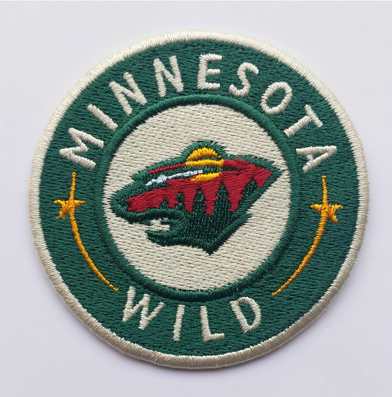 Minnesota Wild Logo Iron on Patch 6.6cm